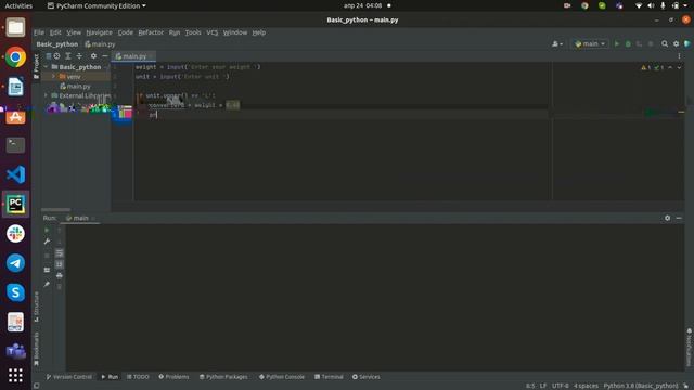 Weight Conversion | Python Course For Beginners | 23 смотреть онлайн