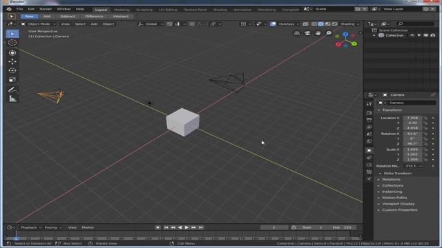 Blender 3D - AJUSTANDO A CÂMERA смотреть онлайн