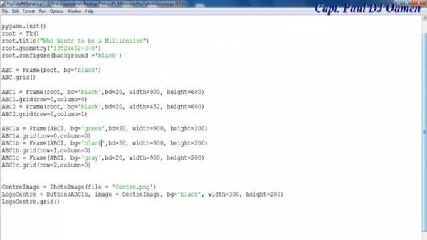 How to Create Who Wants To Be A Millionaire Game in Python - Part 1 of 2