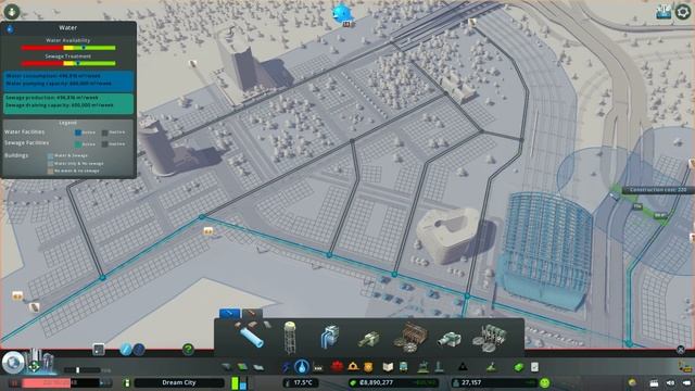Downtown road layout in my Dream City + Savegame [PBHDC, Ep.10][ Cities: Skylines ] смотреть онлайн