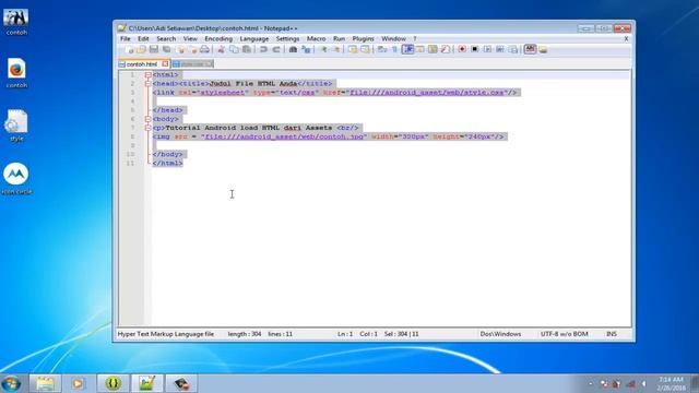 Cara Load File HTML dari Folder Assets (Tutorial WebView) смотреть онлайн