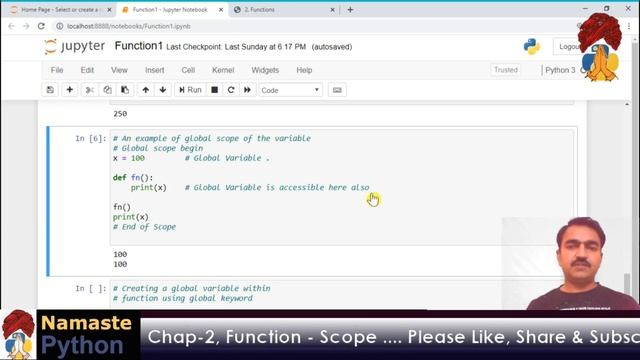 XII Computer Science | Python | Function - 3 | Scope (Hindi) | by V P Chahal смотреть онлайн