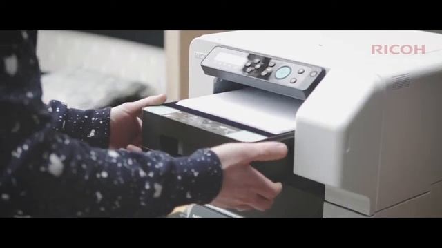 Текстильный принтер Ricoh Ri 100 смотреть онлайн