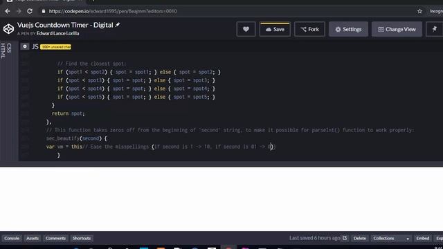 Vuejs Countdown recurring or repeat Timer Digital смотреть онлайн