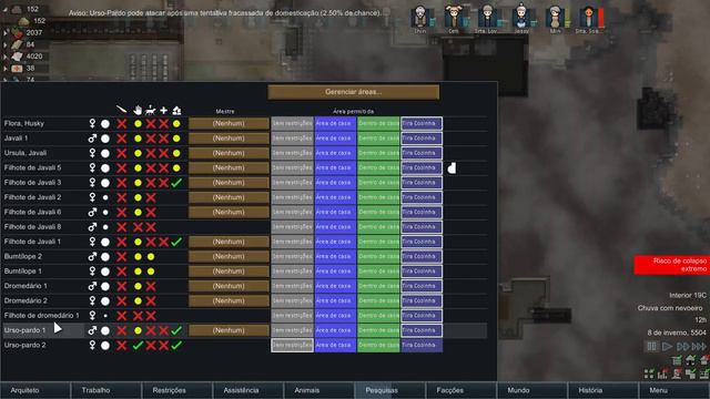 Rimworld Call of Cthulhu - "Extermínio de Animais" #49 - Gameplay Português PT-BR смотреть онлайн
