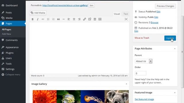 WordPress Basics - How to create lightbox image gallery 7 смотреть онлайн
