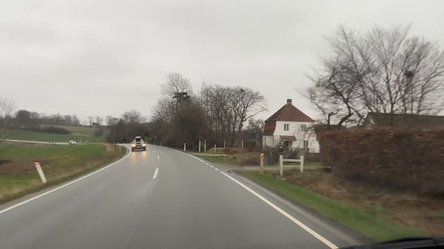 The Road From Helsinge Camping To Helsingør (Elsinore ) | Dashcam Driving In Denmark | 4k UHD 60fps