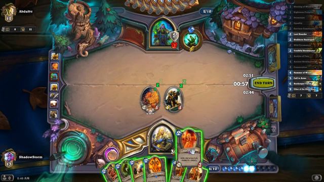Exodia Paladin vs Shudderwock Shaman [Hearthstone] смотреть онлайн