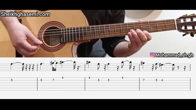 آموزش گیتار ملودی آهنگ Madonna - La Isla Bonita Guitar Tutorial смотреть онлайн