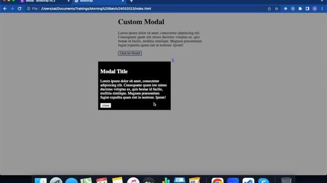 ?? Bootstrap | Custom Modal Popup in Telugu | Bootstrap Developer | Session 22 ?? смотреть онлайн