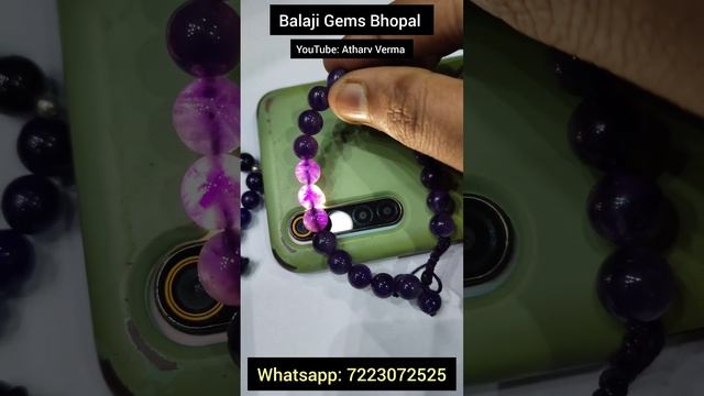 Amethyst Stone Bracelet | Real vs Fake Amethyst Stone | Healing Crystal Stone Bracelet | Gemstones смотреть онлайн