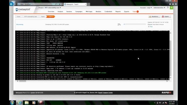 NTP Vulnerability scan смотреть онлайн