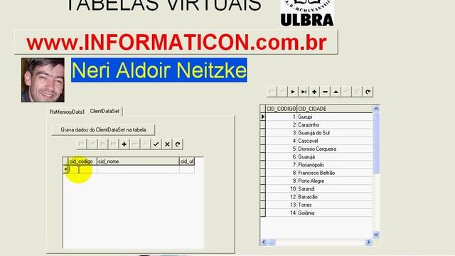 aula 914 delphi 7 avancado - Tabelas Virtuais com ClientData смотреть онлайн