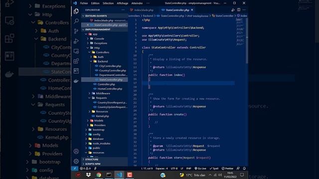 Laravel 9 and Vuejs 2 | employees management #3 #fast_version_code смотреть онлайн