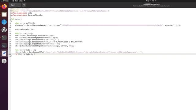 How to Use Dynamsoft Barcode Reader C++ SDK [Linux] | Dynamsoft Tutorial смотреть онлайн
