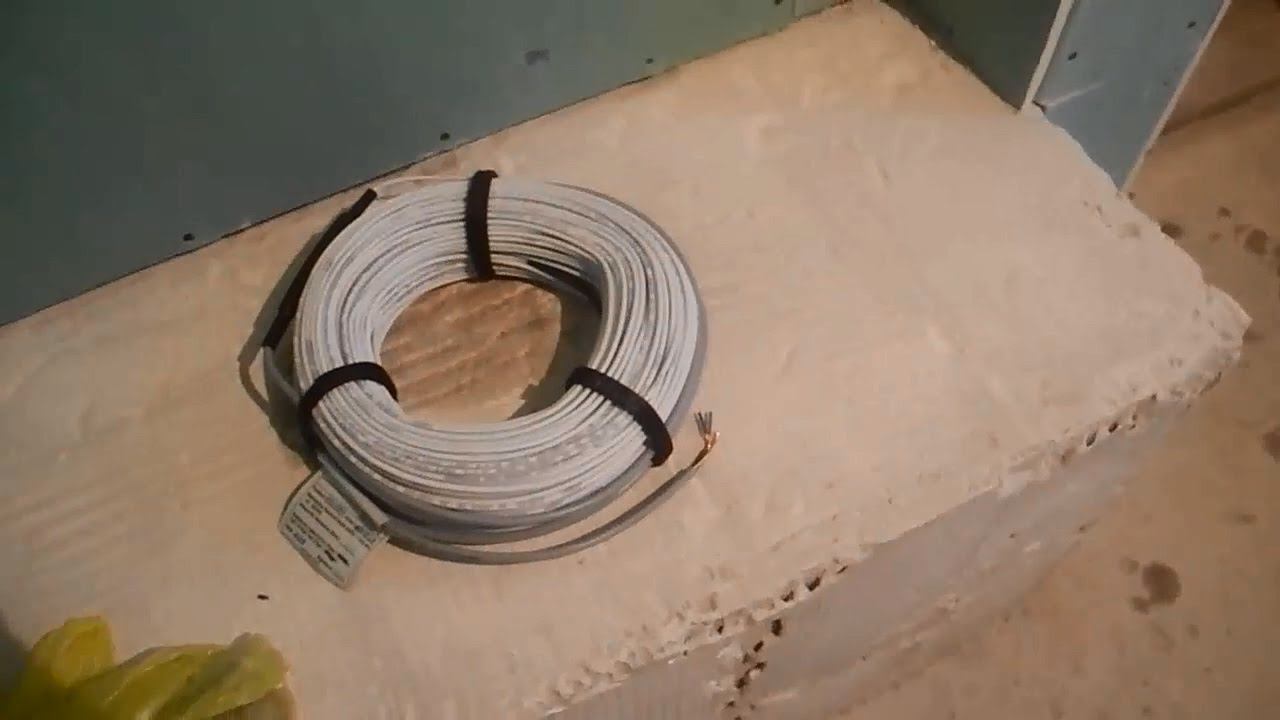 Как сделать электрический теплый пол ч.1 смотреть онлайн