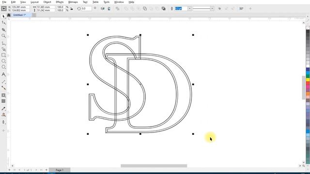 S D Logo Design in Coreldraw | Professional Logo Design in Coreldraw смотреть онлайн