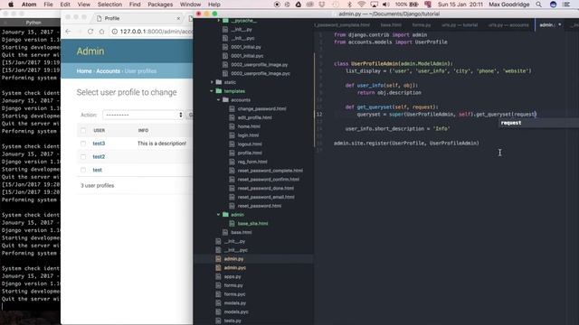 How to Customise Object Sort Order in Django Admin Pages (Django Tutorial) | Part 39 смотреть онлайн