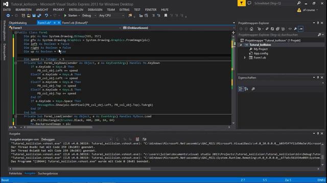 Visual Basic Tutorial #2: Kollision [Deutsch] [HD] смотреть онлайн
