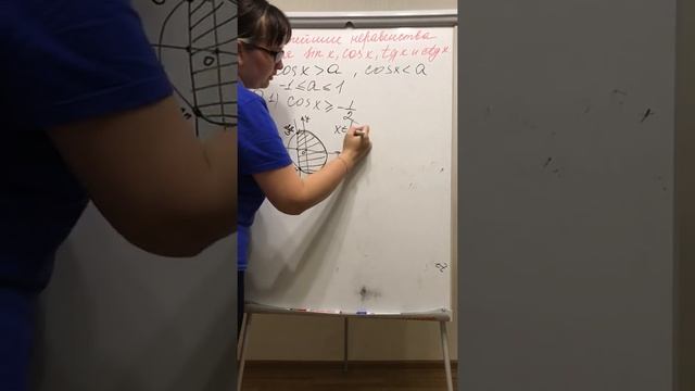 Алгебра 10 класс. Простейшие тригонометрические неравенства смотреть онлайн