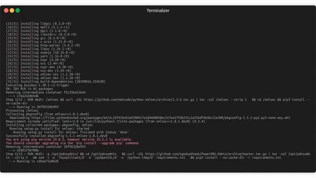 powerdns-admin imagen docker optimizada смотреть онлайн