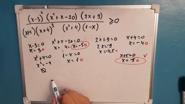 Решение неравенств методом интервала. 9 класс. смотреть онлайн