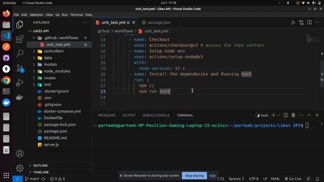 Unit tests | Github Action | Development смотреть онлайн
