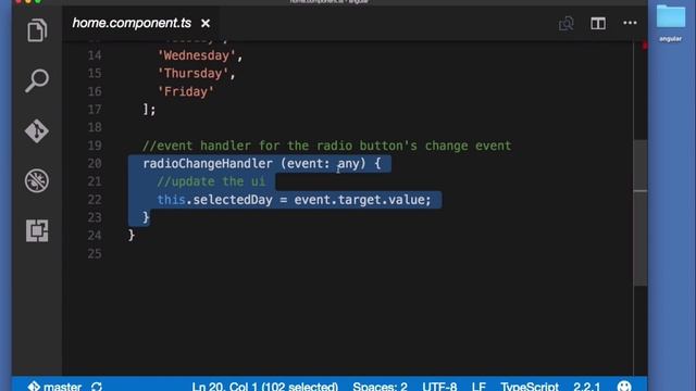 How to get the value of the selected HTML radio button with Angular - Kevin Chisholm Video смотреть онлайн