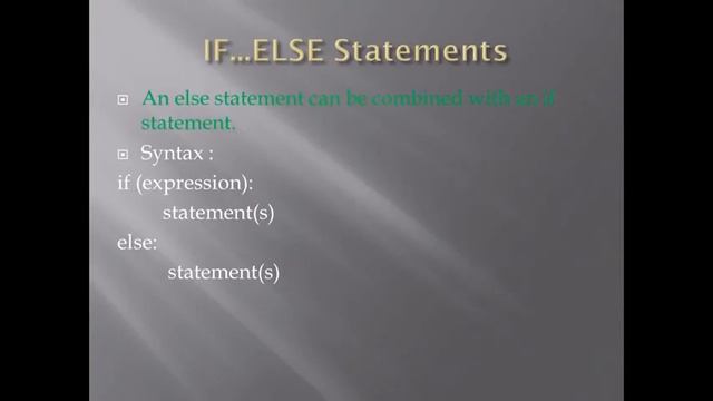 python - 10 ( Decision Making) смотреть онлайн