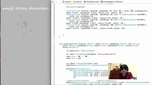 [Vietnamese] #44 Emoji image characters. Apple IOS Swift Game Development смотреть онлайн