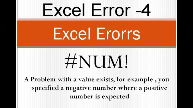 Excel Errors....!!! All Types of Excel Errors , смотреть онлайн