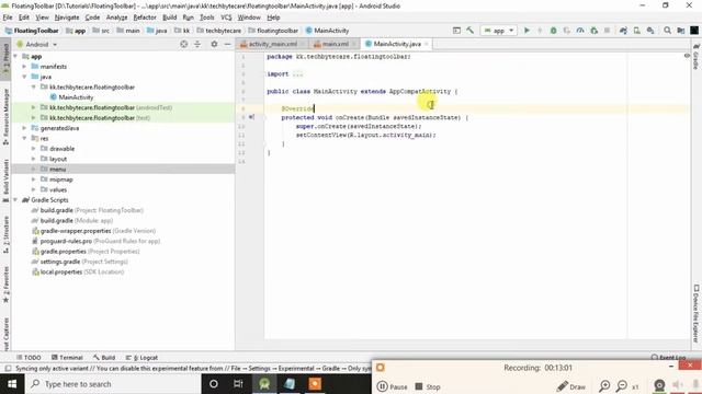 Android Development Tutorial : Floating Toolbar смотреть онлайн