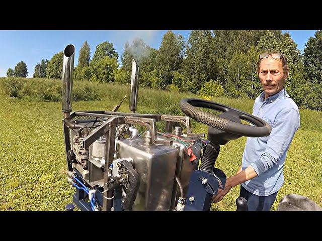 ТРАКТОР из МЕТАЛЛОЛОМА сделал РУССКИЙ НЕМЕЦ, который вернулся на Родину // ПРИВЕТ ГЕРМАНИИ ИЗ РОССИИ смотреть онлайн