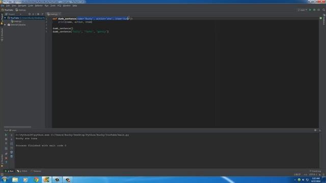 Python Programming Tutorial 16 - Keyword Arguments смотреть онлайн