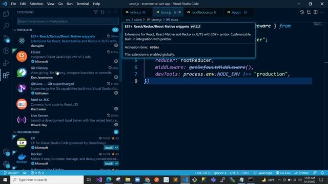 #03 Redux Setup || React Redux Ecommerce Cart || MERN || React and Node JS Project Bangla смотреть онлайн