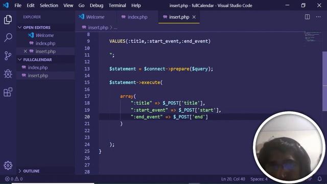 jQuery Fullcalendar Integration with PHP and MySQL & AJAX смотреть онлайн