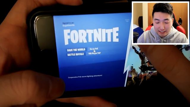 PLAY Fortnite: Battle Royale ON YOUR PHONE! (iPhone & Android) - Mobile Fortnite Concept Gameplay смотреть онлайн