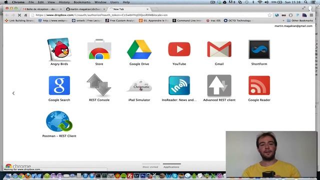 Développer une App Dropbox en Java: dir2server prototype смотреть онлайн