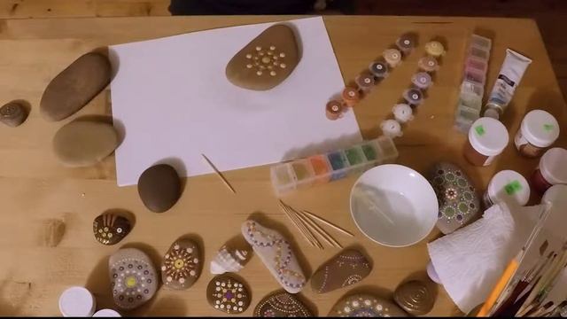 Роспись по гальке  |  Мастер класс