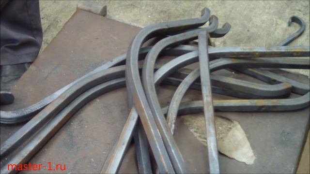Холодная ковка. Кованый мост своими руками. Станки для ковки металла "Мастер". смотреть онлайн