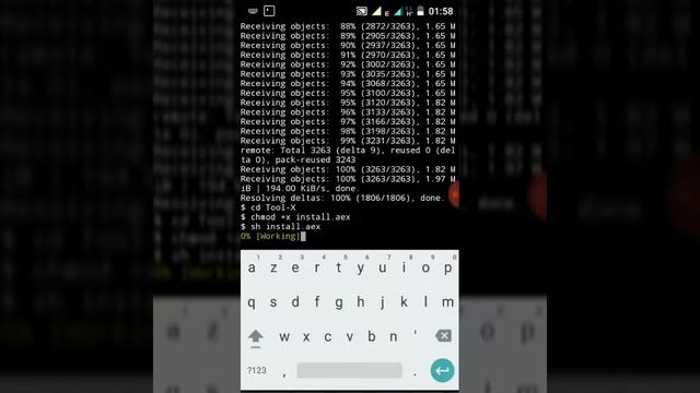 Installer Tool-X dans Termux смотреть онлайн