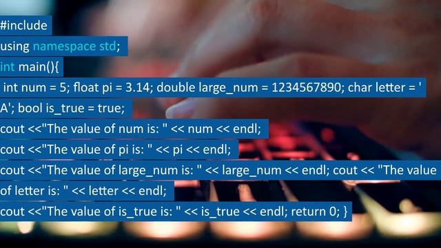 Data Types in C++. смотреть онлайн