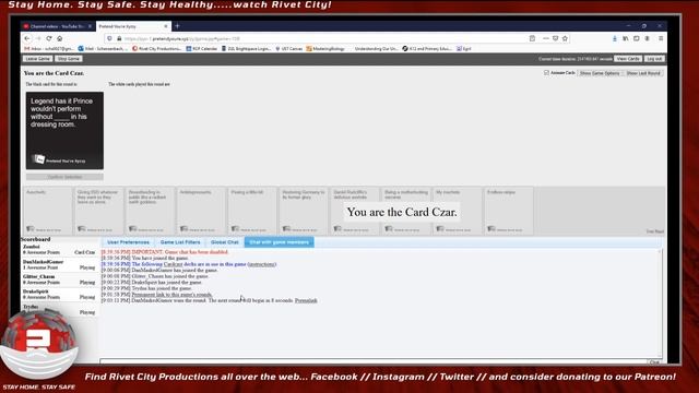 Rivet City Quarantine Day 2: Cards Against Humanity смотреть онлайн