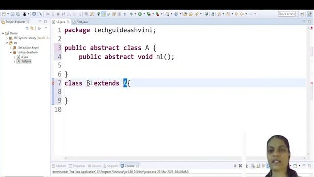 Abstraction in java| OOP in java| abstract class and abstract method in java| placement java course смотреть онлайн