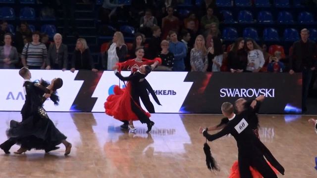 Титов - Норкина Венский вальс WDSF OPEN Junior II ROC 2018 1/16 смотреть онлайн