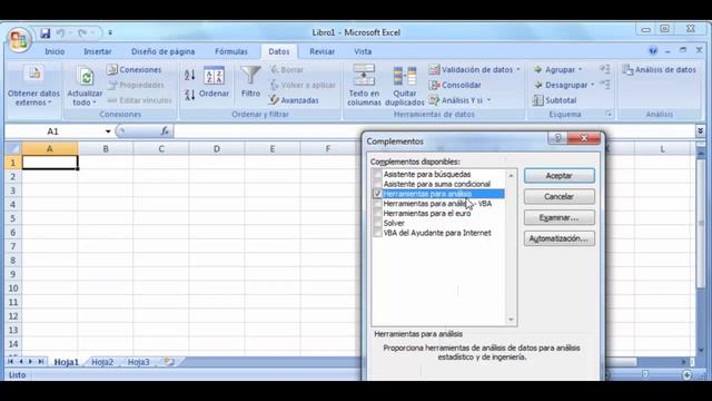 Instalar “Análisis de datos” en Excel 2007 смотреть онлайн
