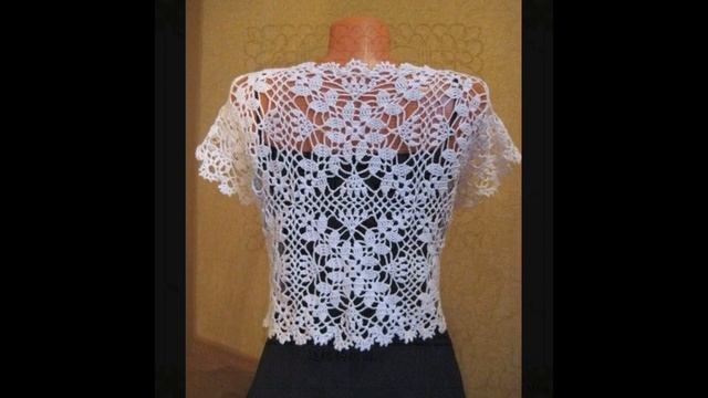 Подборка вязаных летних жакетов крючком - A selection of crocheted summer jackets смотреть онлайн