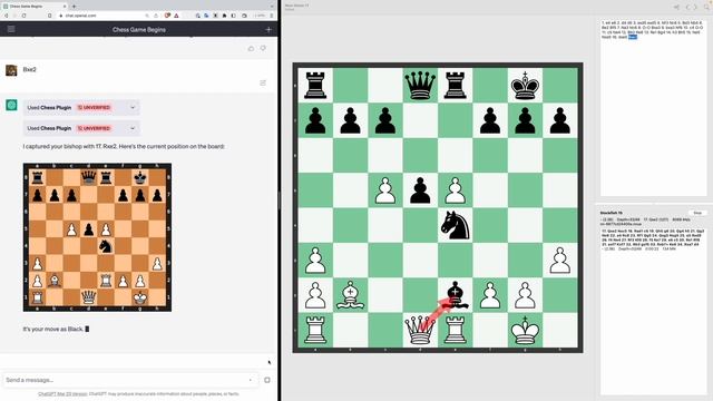ChatGPT vs Stockfish: Can an AI Plugin Improve its Chess Game? смотреть онлайн