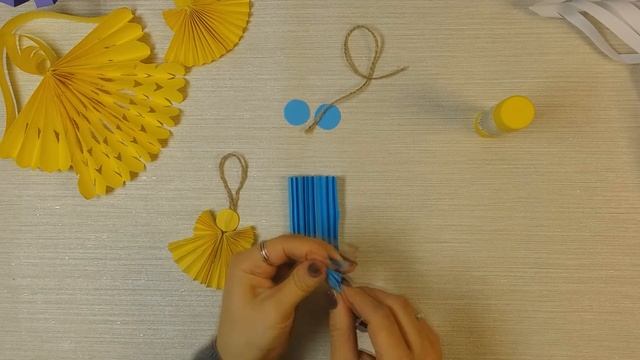 DIY Новогодний и Рождественский АНГЕЛ - украшение на елку - декор своими руками! смотреть онлайн