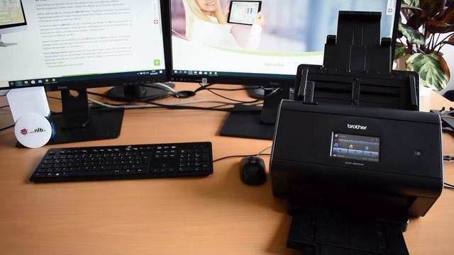 nlb Verden - Digitales Belegmanagement - Teil 2 Scanvorgang mit dem Brother ADS-2800W смотреть онлайн